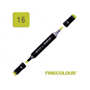 Маркер спиртовой Finecolour Brush 016 темно-желтовато зеленый YG16 EF102-16