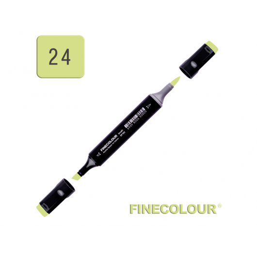 Маркер спиртовий Finecolour Brush 024 сірувато-зелений YG24 EF102-24