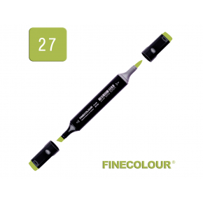 Маркер спиртовой Finecolour Brush 027 травянистый YG27 EF102-27