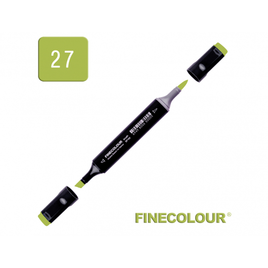 Маркер спиртовий Finecolour Brush 027 трав'янистий YG27 EF102-27