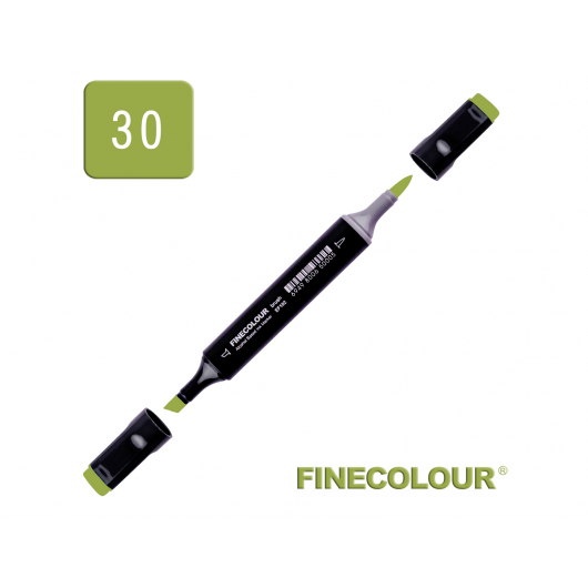 Маркер спиртовий Finecolour Brush 030 оливковий YG30 EF102-30