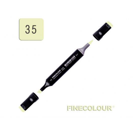 Маркер спиртовий Finecolour Brush 035 кустарний зелений YG35 EF102-35N