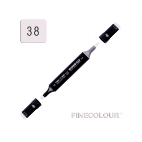 Маркер спиртовий Finecolour Brush 038 пурпурно-сірий №4 PG38 EF102-38