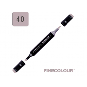 Маркер спиртовой Finecolour Brush 040 пурпурно-серый №6 PG40 EF102-40