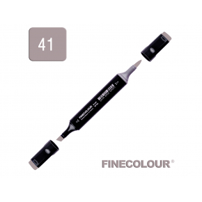 Маркер спиртовой Finecolour Brush 041 пурпурно-серый №7 PG41 EF102-41