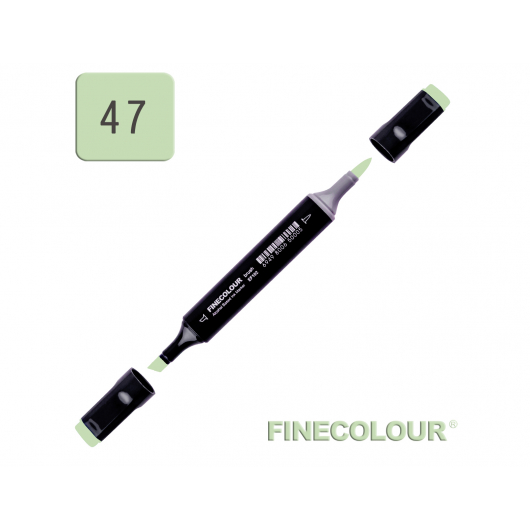 Маркер спиртовий Finecolour Brush 047 зелений кобальтовий G47 EF102-47N