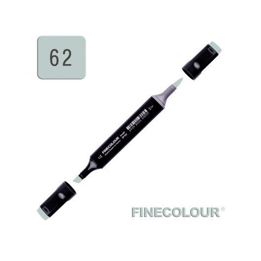 Маркер спиртовий Finecolour Brush 062 відтінок зеленувато-сірий BG62 EF102-62