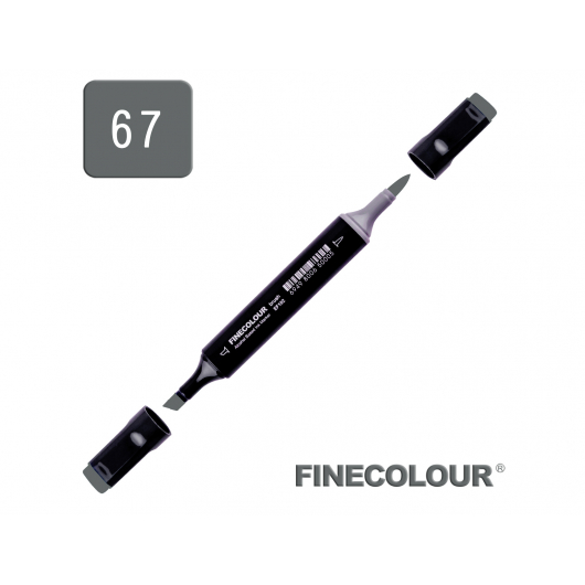 Маркер спиртовий Finecolour Brush 067 сіро-зелений №8 GG67 EF102-67