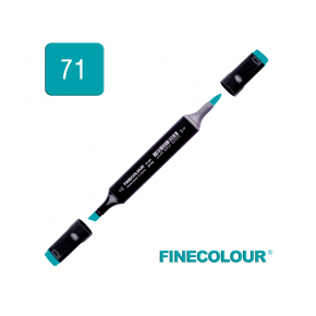 Маркер спиртовий Finecolour Brush 071 синя качка BG71 EF102-71