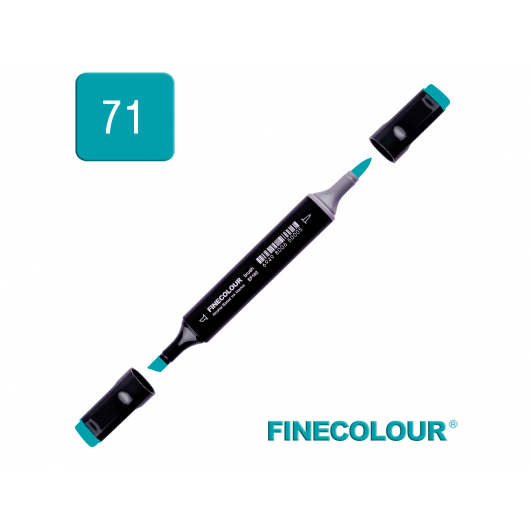 Маркер спиртовий Finecolour Brush 071 синя качка BG71 EF102-71