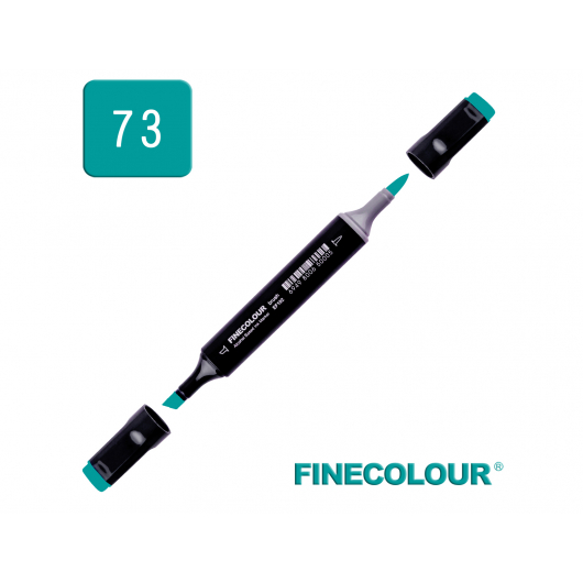 Маркер спиртовий Finecolour Brush 073 морський зелений BG73 EF102-73