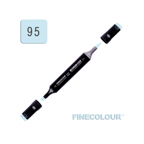 Маркер спиртовий Finecolour Brush 095 блакитне море BG95 EF102-95