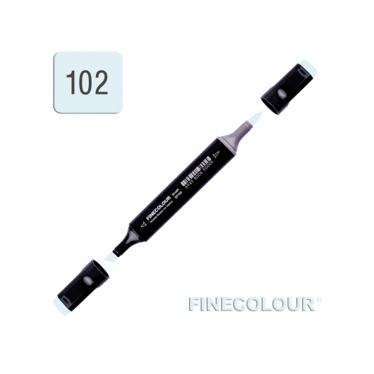 Маркер спиртовий Finecolour Brush 102 м'який зеленувато-синій BG102 EF102-102N