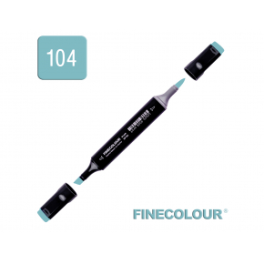 Маркер спиртовий Finecolour Brush 104 синюватий BG104 EF102-104N