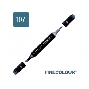 Маркер спиртовий Finecolour Brush 107 аквамарин BG107 EF102-107