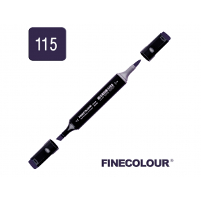 Маркер спиртовий Finecolour Brush 115 пігментований фіолетовий B115 EF102-115