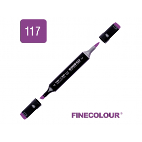 Маркер спиртовий Finecolour Brush 117 фіолетовий глибокий V117 EF102-117