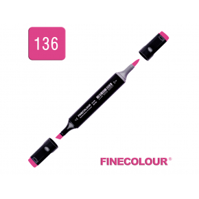 Маркер спиртовий Finecolour Brush 136 червоний фіолетовий RV136 EF102-136