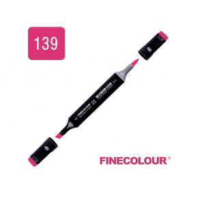 Маркер спиртовий Finecolour Brush 139 глибокий малиновий RV139 EF102-139