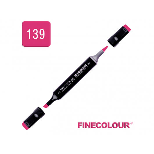 Маркер спиртовий Finecolour Brush 139 глибокий малиновий RV139 EF102-139