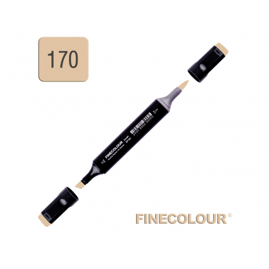 Маркер спиртовий Finecolour Brush 170 темно-цегляний бежевий E170 EF102-170