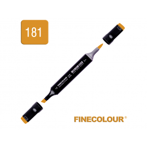 Маркер спиртовий Finecolour Brush 181 темно-жовтий Y181 EF102-181N