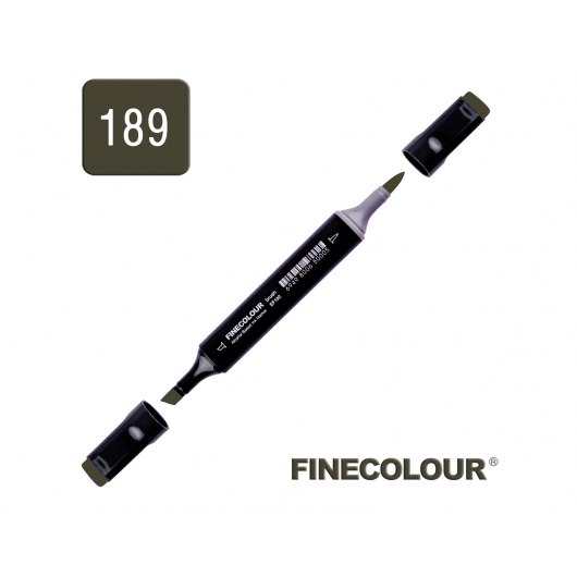 Маркер спиртовий Finecolour Brush 189 BCDS сірий №10 BSDSG189 EF102-189