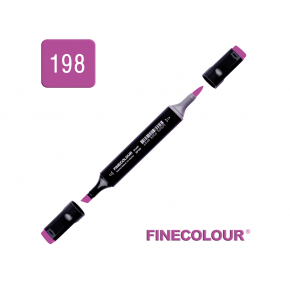 Маркер спиртовий Finecolour Brush 198 насичений ліловий V198 EF102-198