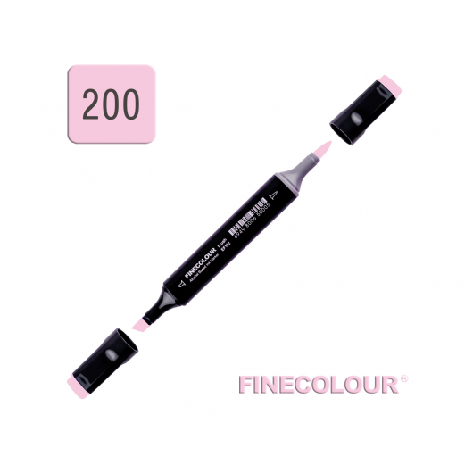 Маркер спиртовий Finecolour Brush 200 м'який рожевий RV200 EF102-200