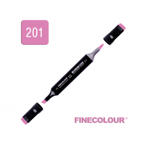Маркер спиртовий Finecolour Brush 201 світло-вишневий RV201 EF102-201