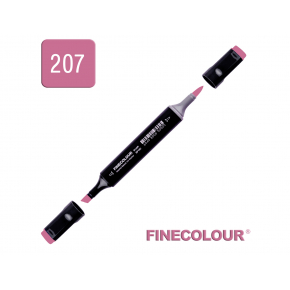 Маркер спиртовий Finecolour Brush 207 гранат RV207 EF102-207