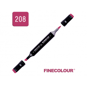 Маркер спиртовий Finecolour Brush 208 яскраво-червоний RV208 EF102-208