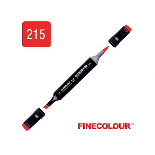 Маркер спиртовий Finecolour Brush 215 червоний R215 EF102-215