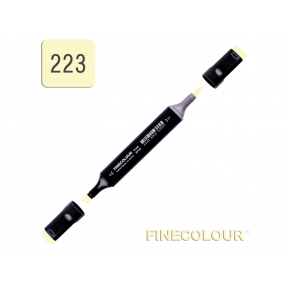 Маркер спиртовий Finecolour Brush 223 блідо-жовтий Y223 EF102-223