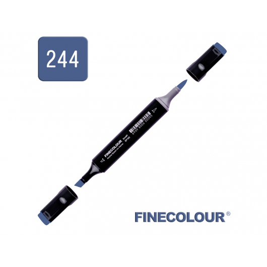 Маркер спиртовий Finecolour Brush 244 синя хвиля B244 EF102-24Чотири