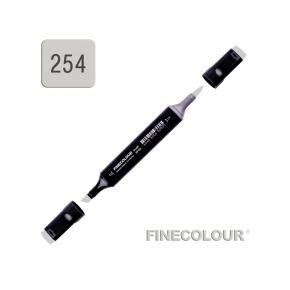 Маркер спиртовий Finecolour Brush 254 сірий тонер №4 TG254 EF102-254
