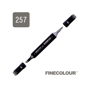 Маркер спиртовий Finecolour Brush 257 сірий тонер №8 TG257 EF102-257