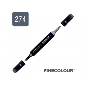 Маркер спиртовий Finecolour Brush 274 різкий сірий №1 CG274 EF102-274