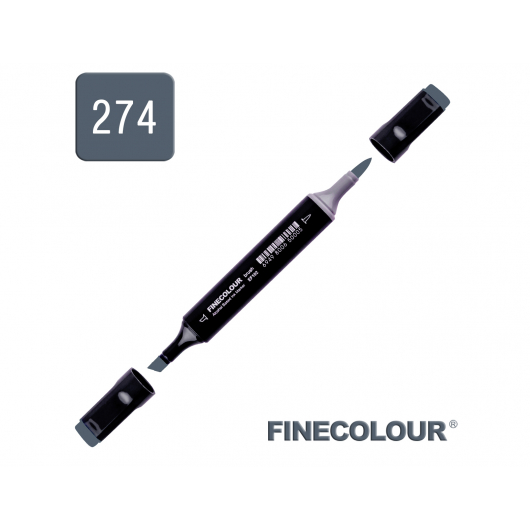 Маркер спиртовий Finecolour Brush 274 різкий сірий №1 CG274 EF102-274
