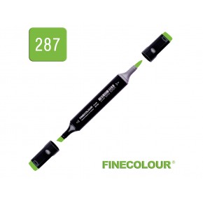 Маркер спиртовий Finecolour Brush 287 флуоресцентний зелений FYG287 EF102-287