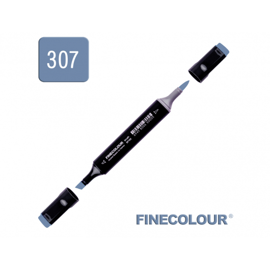 Маркер спиртовий Finecolour Brush 307 синя ніч B307 EF102-307N