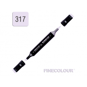 Маркер спиртовий Finecolour Brush 317 блідий бузковий BV317 EF102-317N
