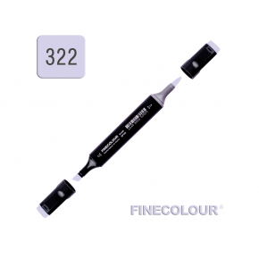 Маркер спиртовий Finecolour Brush 322 чорнослив BV322 EF102-322N