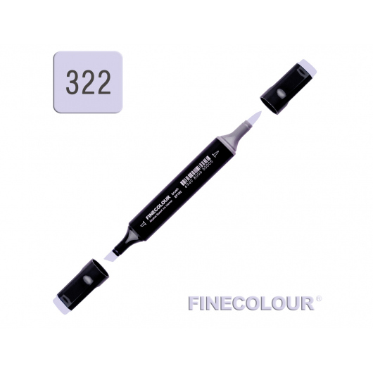 Маркер спиртовий Finecolour Brush 322 чорнослив BV322 EF102-322N