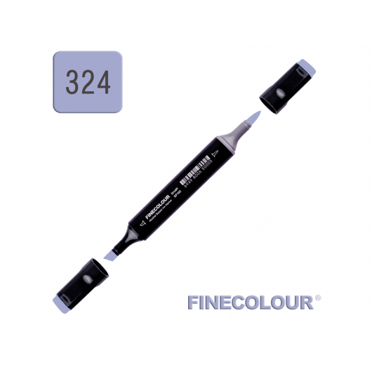 Маркер спиртовий Finecolour Brush 324 темно-червонувато-синій B324 EF102-324N