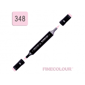 Маркер спиртовий Finecolour Brush 348 чистий рожевий R348 EF102-348N