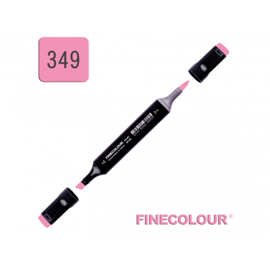 Маркер спиртовий Finecolour Brush 349 рожева бегонія R349 EF102-349N