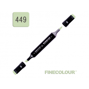 Маркер спиртовий Finecolour Brush 449 світло-зелений YG449 EF102-449N