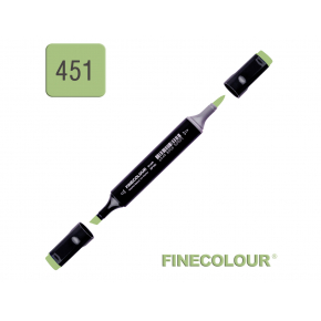 Маркер спиртовий Finecolour Brush 451 мох YG451 EF102-451N