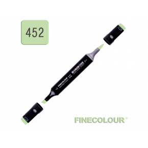 Маркер спиртовий Finecolour Brush 452 зелене яблуко YG452 ​​EF102-452N